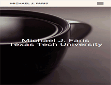Tablet Screenshot of michaeljfaris.com